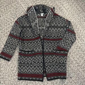 Aspen Diamond Patterned Knit Cardigan